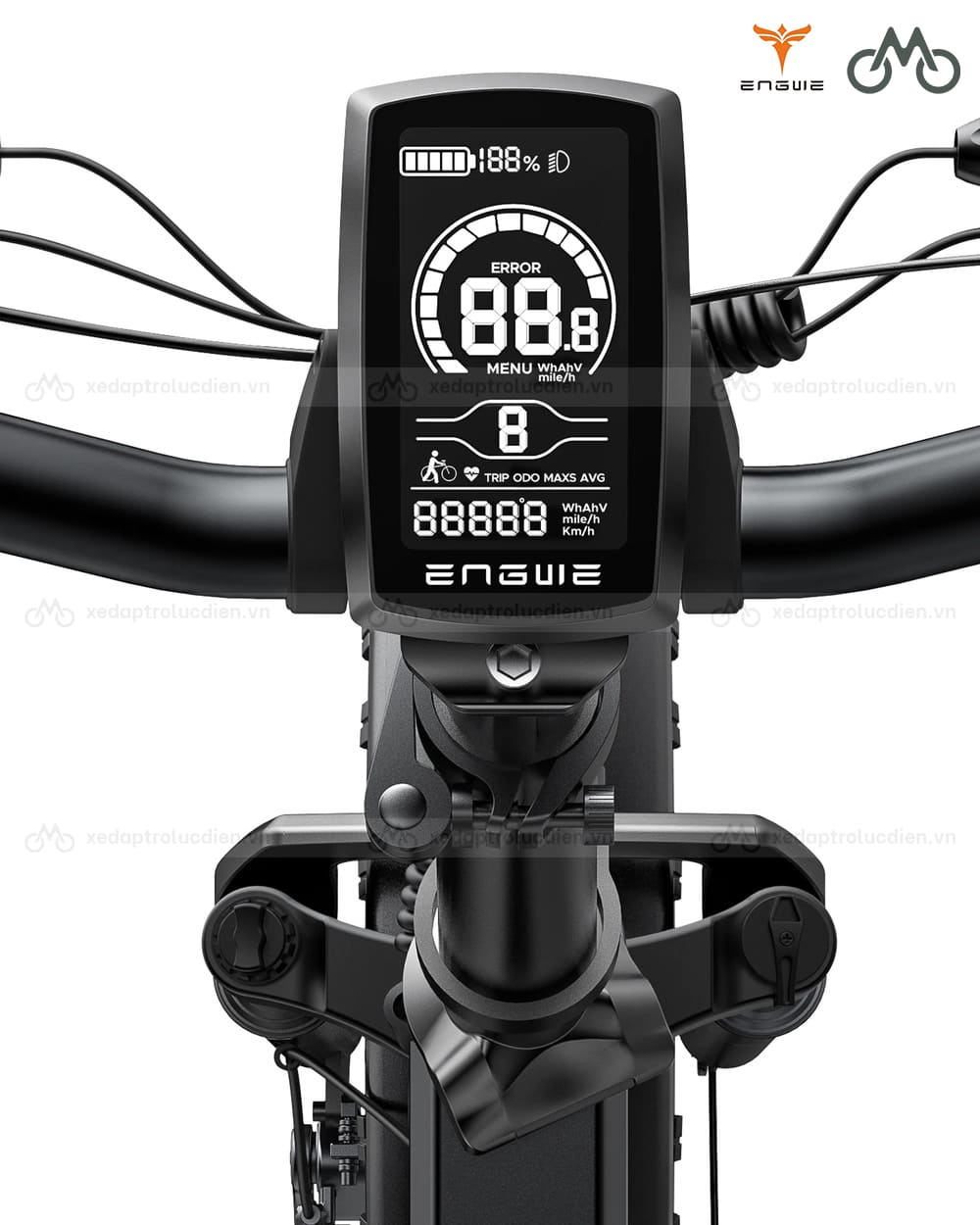 Màn hình LCD xe đạp gấp gọn Engwe EP2 Pro 