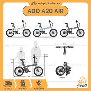Xe đạp trợ lực điện ADO A20 air Giá - Ưu đãi - Dịch vụ tốt nhất