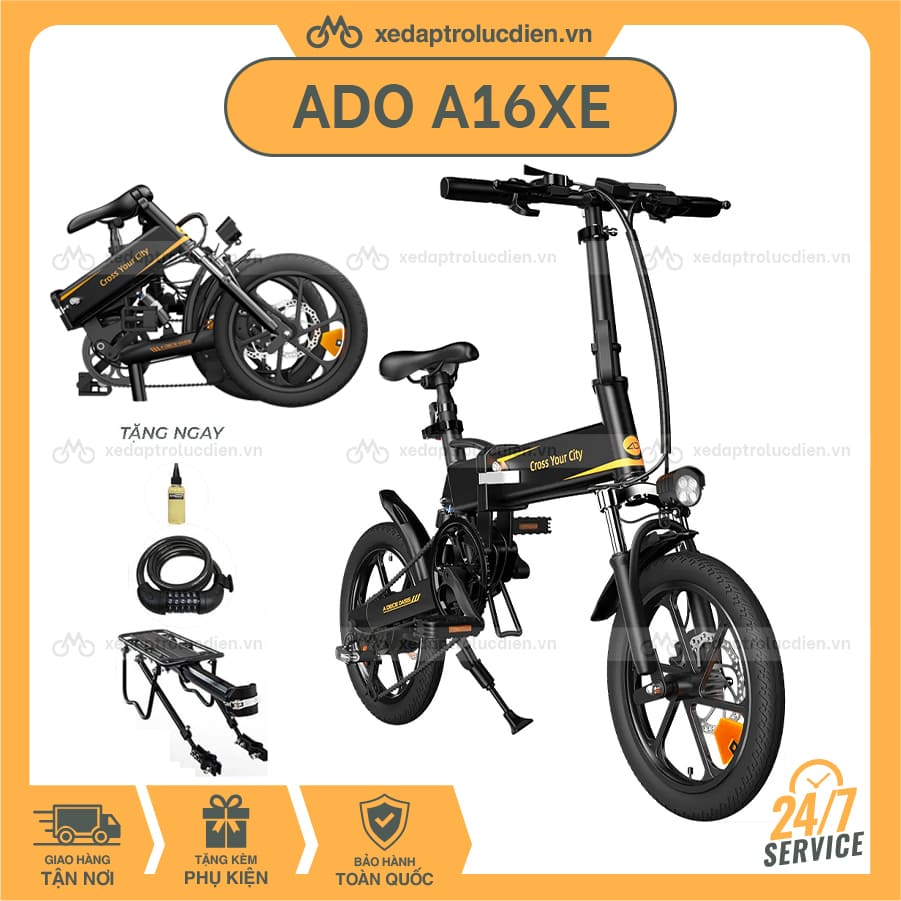 Xe đạp trợ lực điện ADO A16XE Giá - Ưu đãi - Dịch vụ tốt nhất