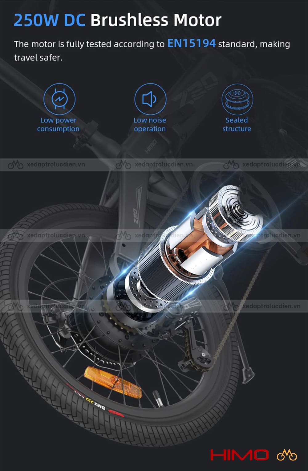 Động cơ xe đạp trợ lực điện Himo Z20 MAX 