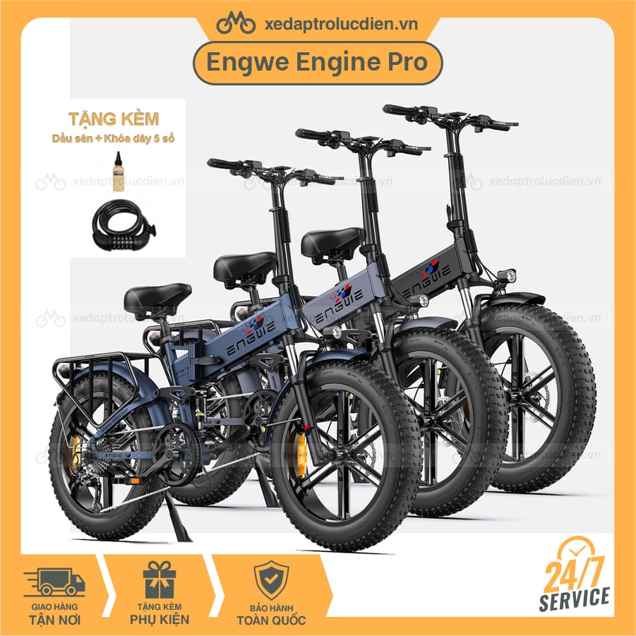 Xe đạp trợ lực điện Engwe Engnie Pro Giá - Ưu đãi - Dịch vụ tốt nhất