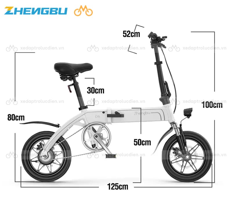 đánh giá xe đạp Zhengbu D6