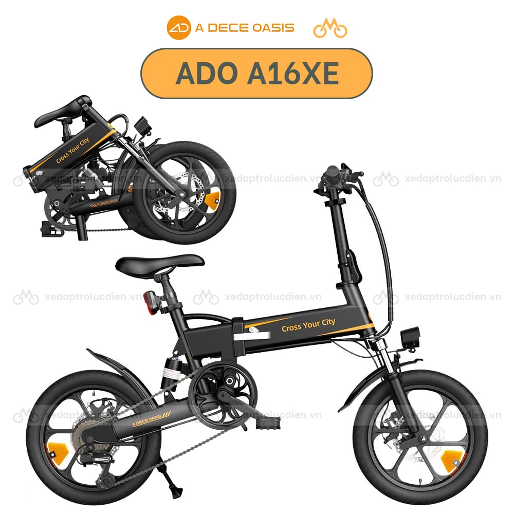 Đánh giá xe đạp trợ lực điện ADO A16XE 