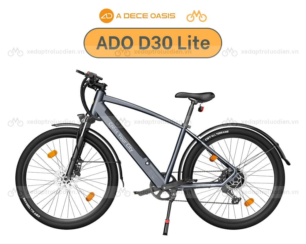 đánh giá xe đạp trợ lực điện ADO D30C Lite