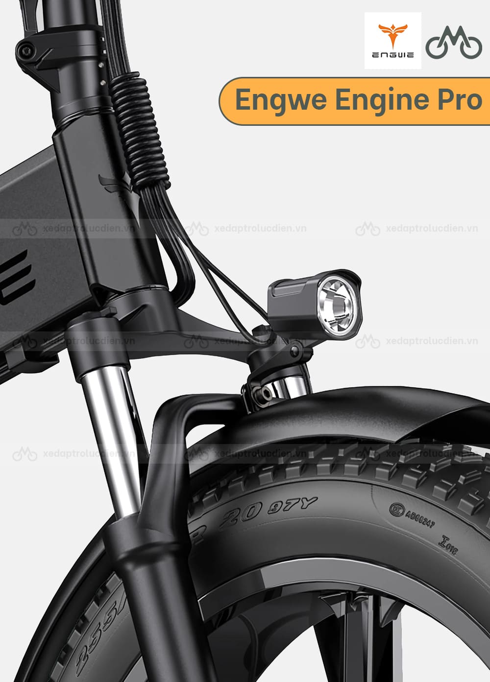 Đèn xe đạp điện Engwe Engine Pro