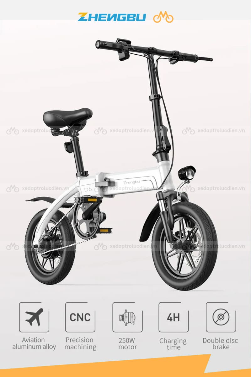 Đánh giá xe đạp trợ lực điện Zhengbu D6 