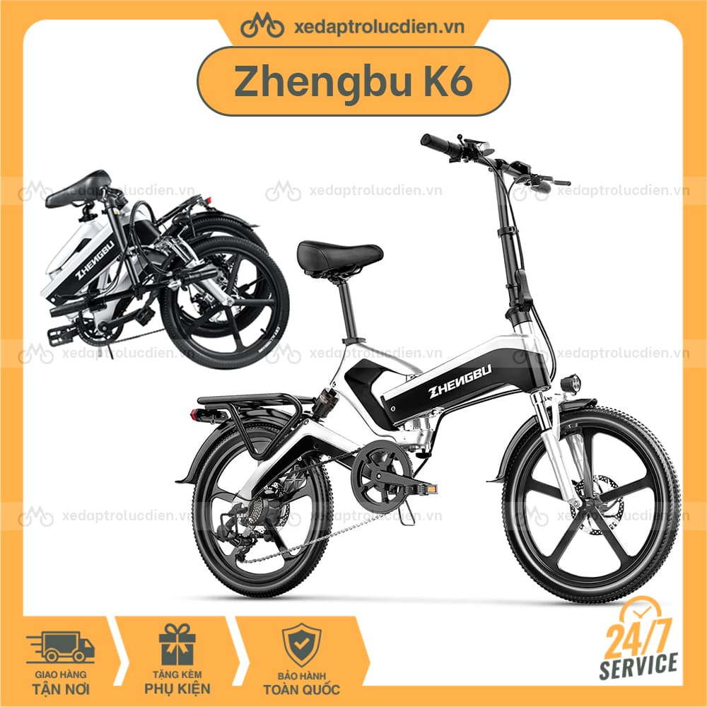 Xe đạp trợ lực điện Zhengbu K6 Giá - Ưu đãi - Dịch vụ tốt nhất