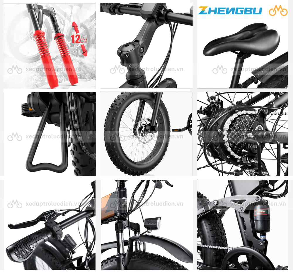 Đánh giá xe đạp trợ lực điện Zhengbu 26 HMXD 