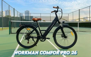 Xe đạp trợ lực Workman Comfort Pro 26 giá chưa tới 15 triệu đồng: đi 80km/lần sạc, tốc độ 32km/h