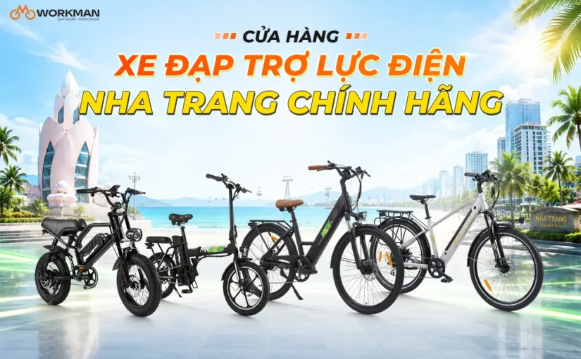 Cửa hàng xe đạp trợ lực Nha Trang chính hãng