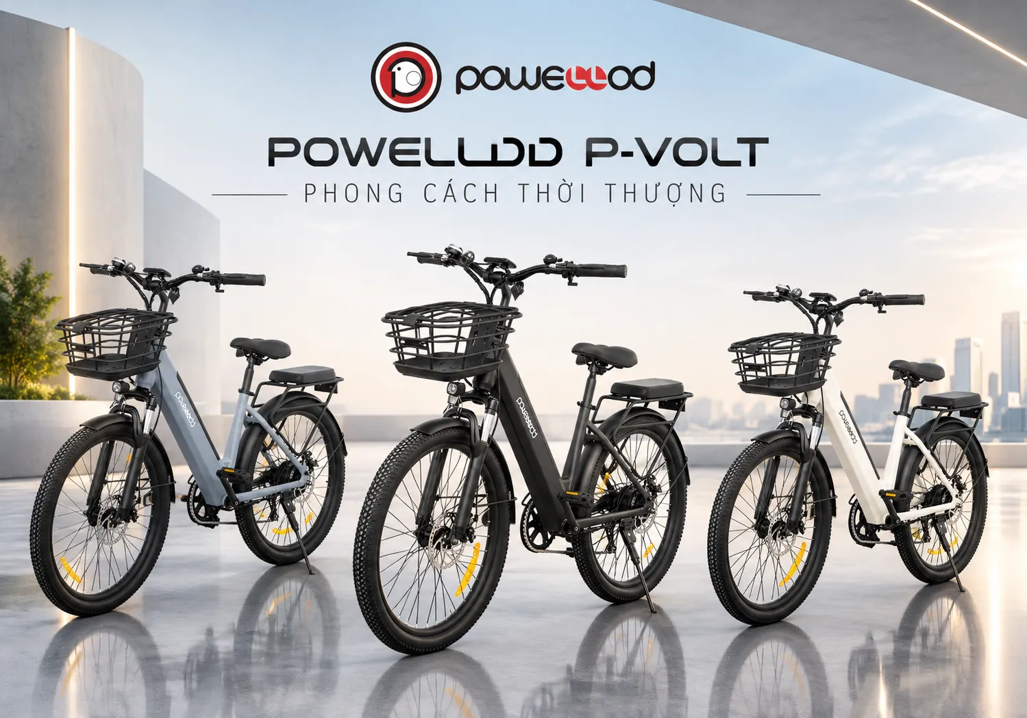 Xe đạp trợ lực điện Powelldd P-VOLT